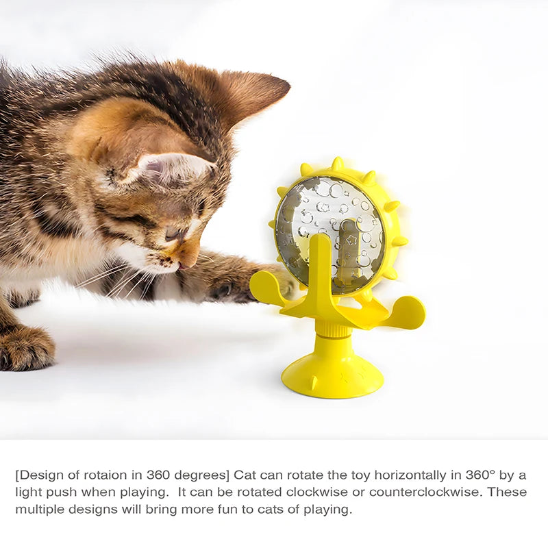 Roue à Friandises Interactive pour Chat
