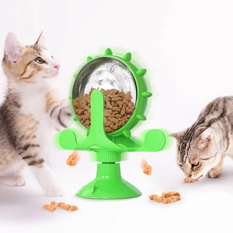 Roue à Friandises Interactive pour Chat